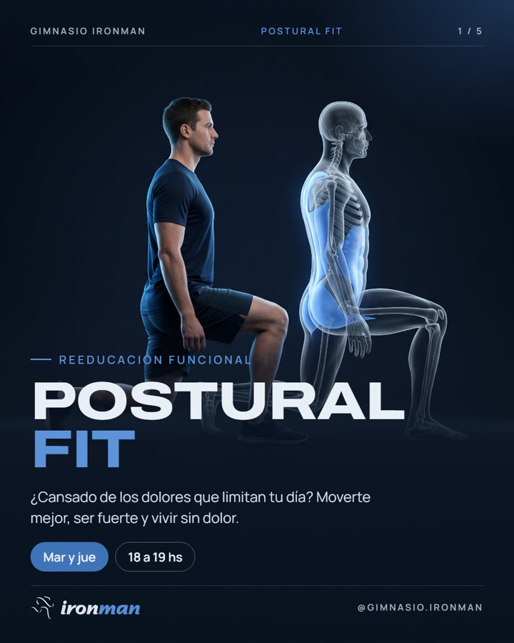 Publicación para el gimnasio Ironman