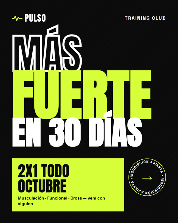 Promo para un gimnasio